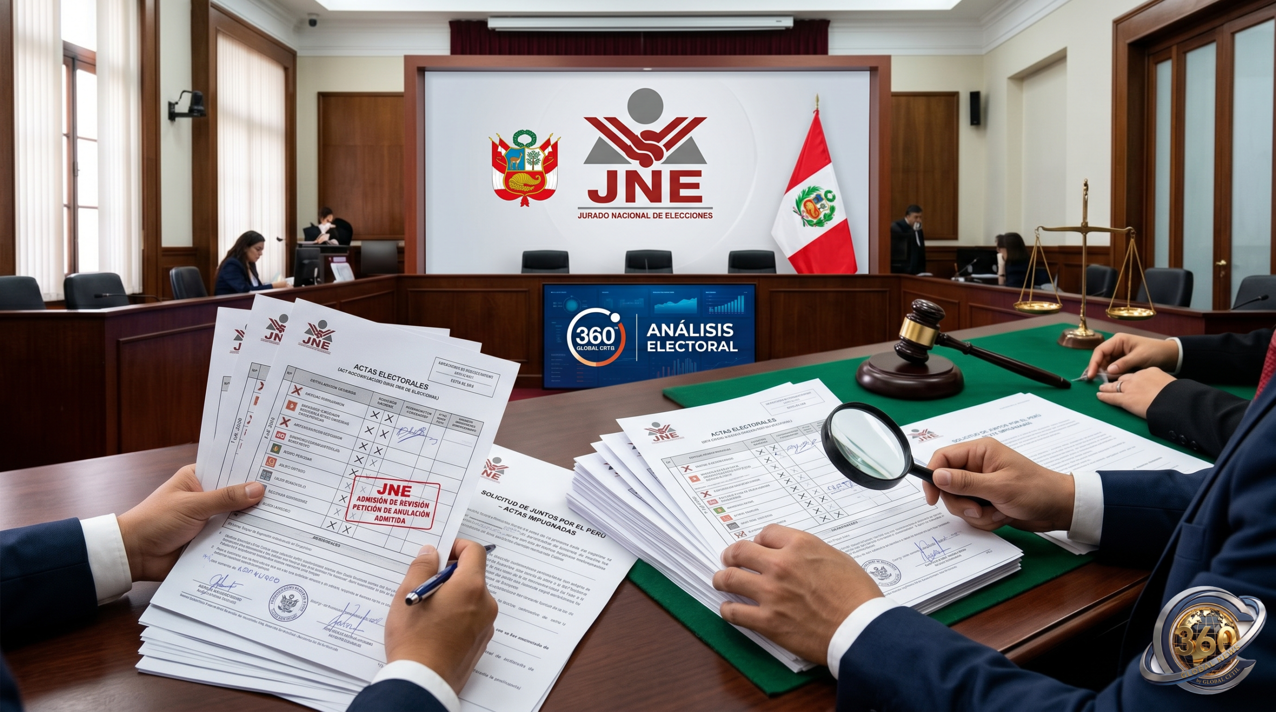 El JEE concede apelación a Juntos por el Perú: La batalla por 1,751 mesas llega al Pleno del JNE