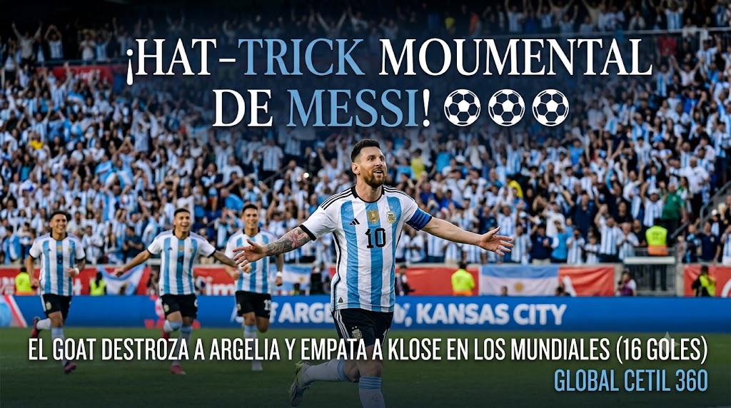 ¡Inmortal! Leo Messi destroza a Argelia con un hat-trick histórico en el debut mundialista