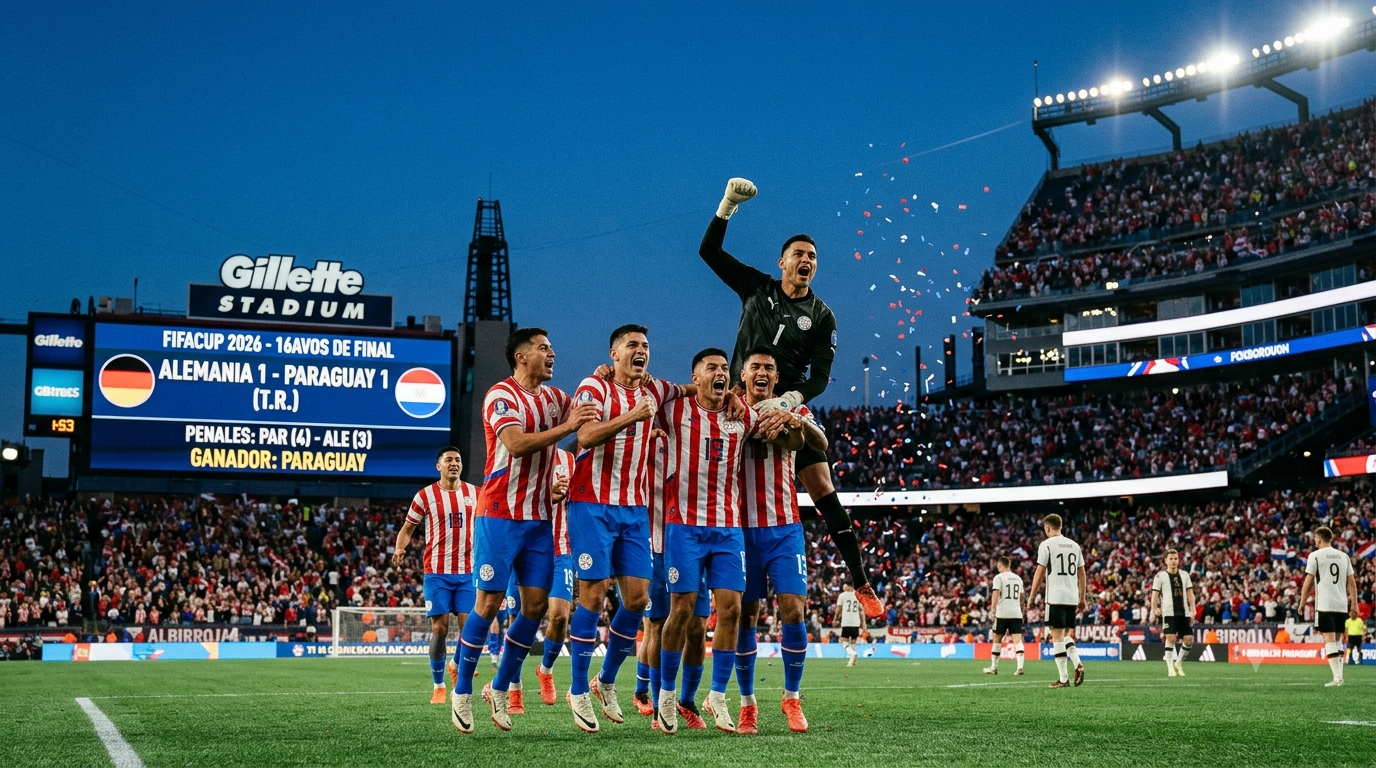 Paraguay Elimina a Alemania en Penales y se Mete a Octavos del Mundial 2026