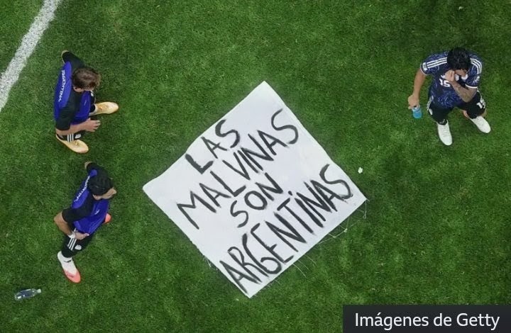 La Casa Blanca defiende al equipo argentino por la bandera de las Malvinas