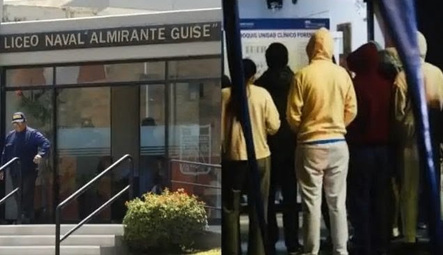 Caso Liceo Naval: PJ ordena 4 meses de internamiento preventivo contra 6 escolares por presunto abuso